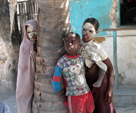 Local children in Pemba, Mozambique
