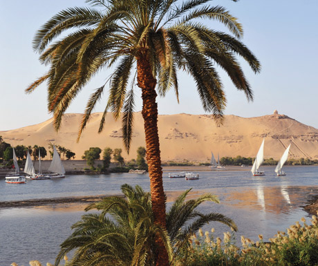 Feluccas in Aswan, Egypt